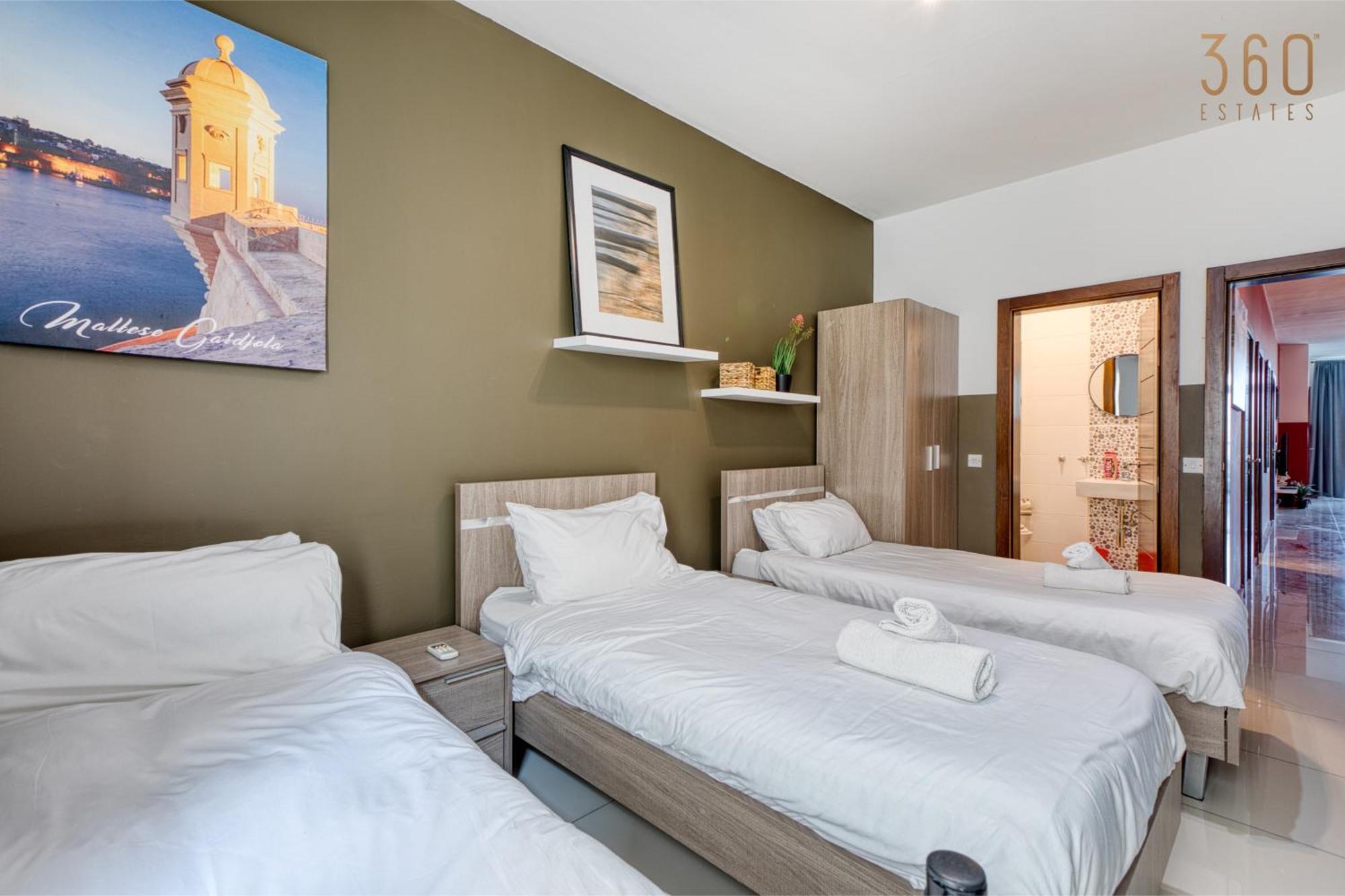 A Lovely 3 Bedroom, 3 Baths Home In The Centre Of Gzira By 360 Estates Eksteriør bilde