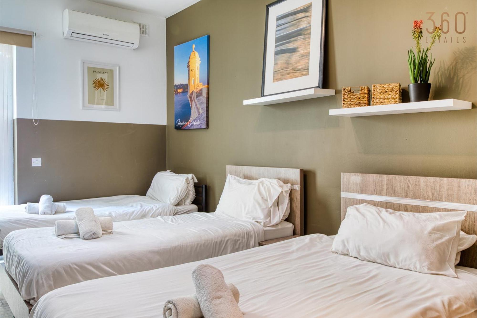 A Lovely 3 Bedroom, 3 Baths Home In The Centre Of Gzira By 360 Estates Eksteriør bilde