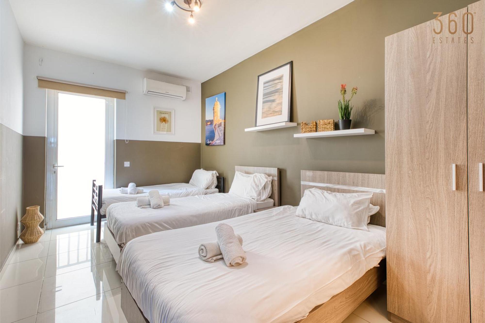A Lovely 3 Bedroom, 3 Baths Home In The Centre Of Gzira By 360 Estates Eksteriør bilde
